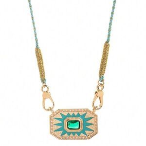 Green Pendant Necklace N1041